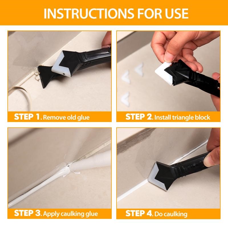 Kit d'Outils de Retrait de Silicone - Retrait Rapide et Application Facile