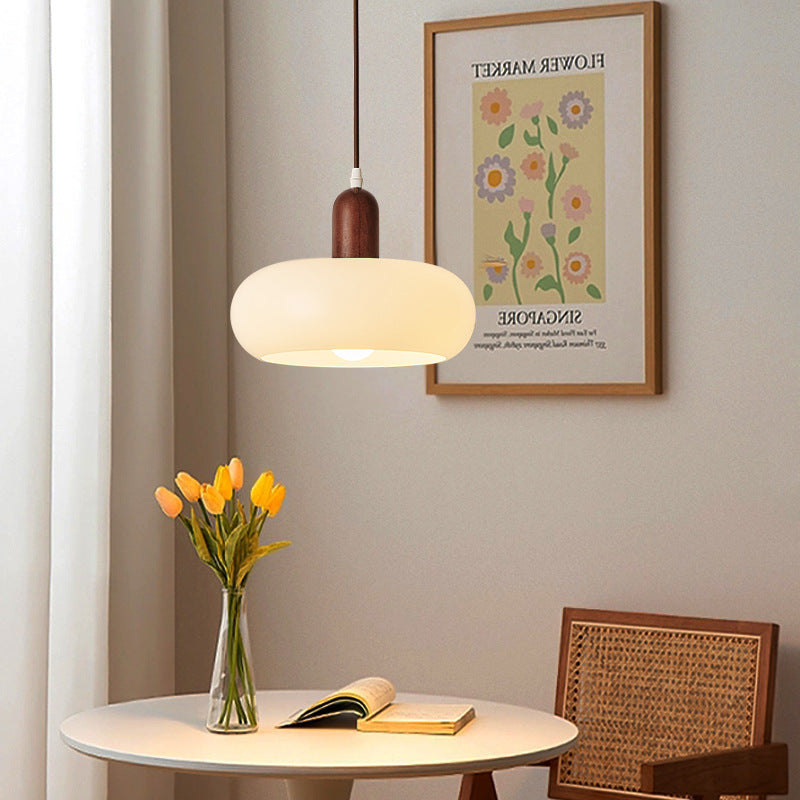 Lampe Suspendue Scandinave Crème - Design Élégant et Réglable
