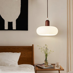 Lampe Suspendue Scandinave Crème - Design Élégant et Réglable