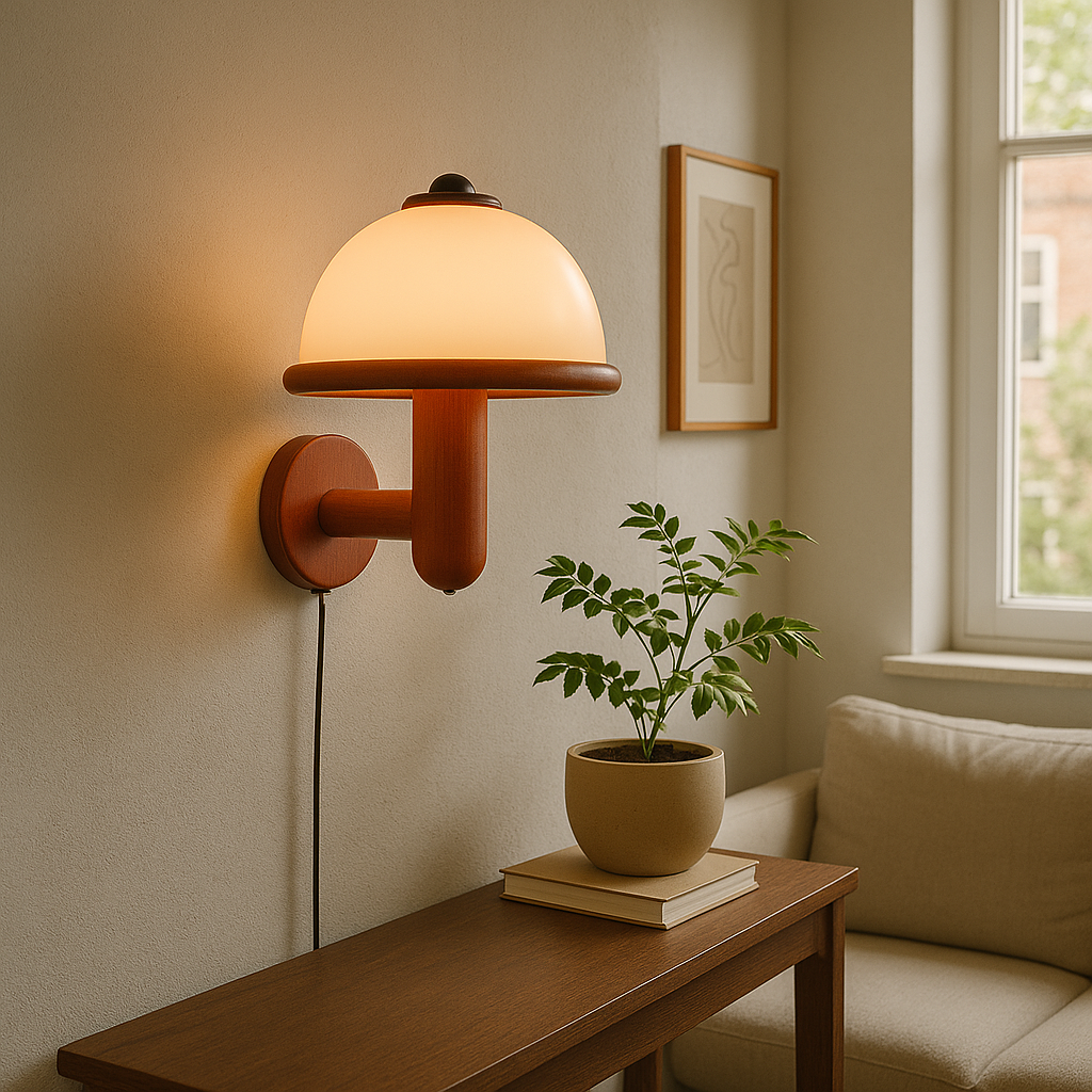 Applique Murale Champignon Moderne - Éclairage Contemporain et Accueillant