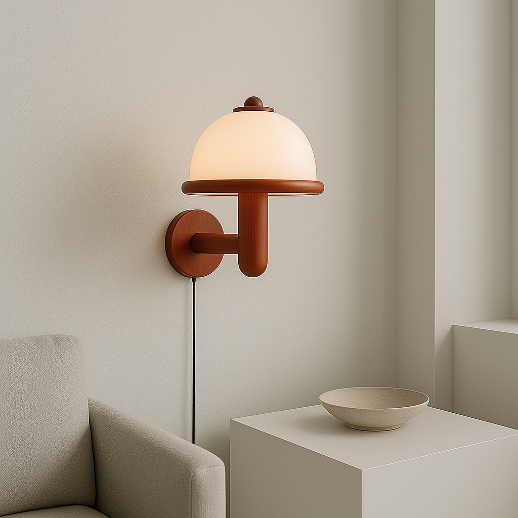 Applique Murale Champignon Moderne - Éclairage Contemporain et Accueillant