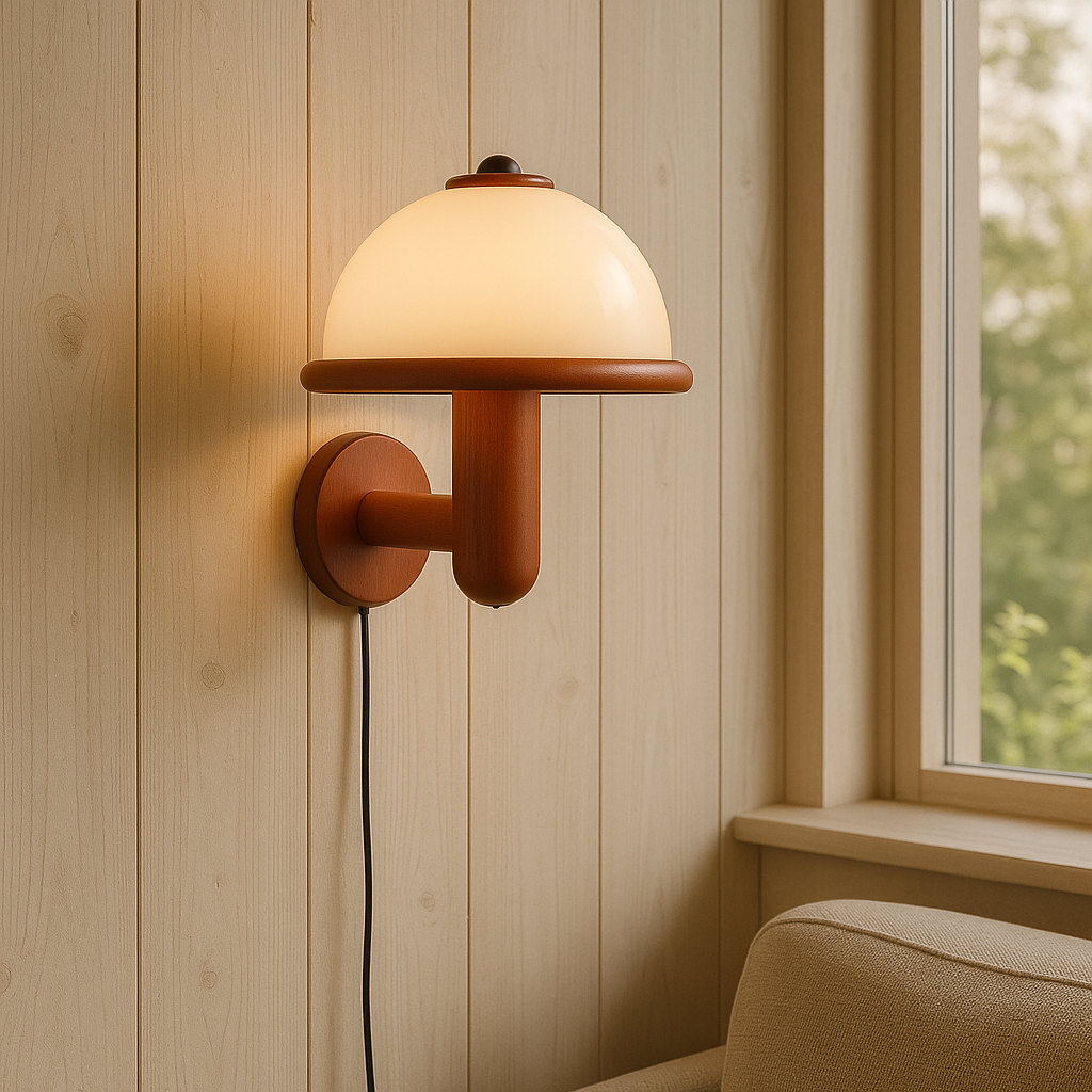 Applique Murale Champignon Moderne - Éclairage Contemporain et Accueillant