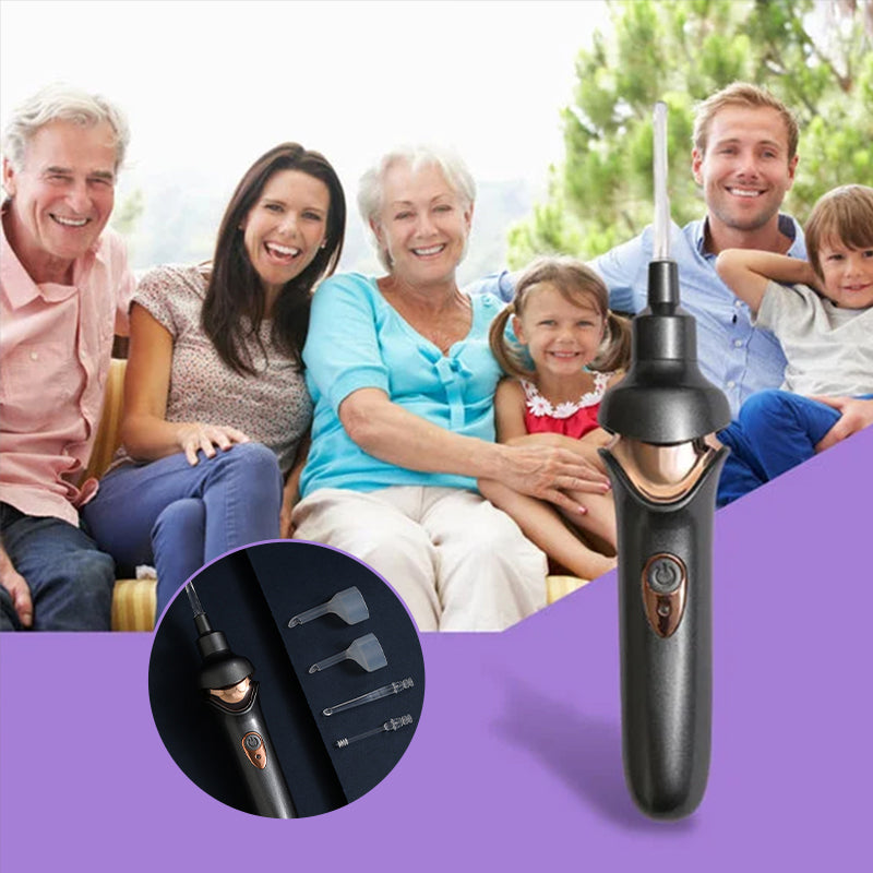 Nettoyeur d'oreilles électrique - Soin Doux et Efficace pour Tous Âges