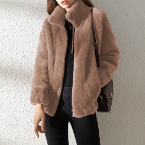 Manteau Teddy Élégant pour Femmes - Douceur et Style Moderne