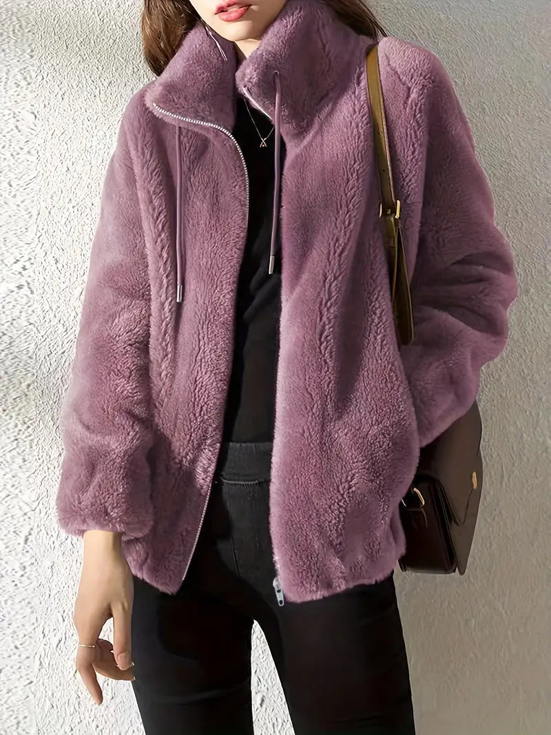 Manteau Teddy Élégant pour Femmes - Douceur et Style Moderne