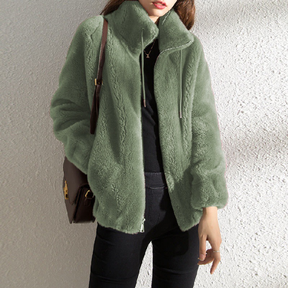 Manteau Teddy Élégant pour Femmes - Douceur et Style Moderne