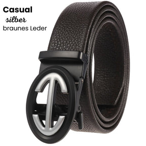 Ceinture Automatique en Cuir - Style Élégant et Ajustement Parfait