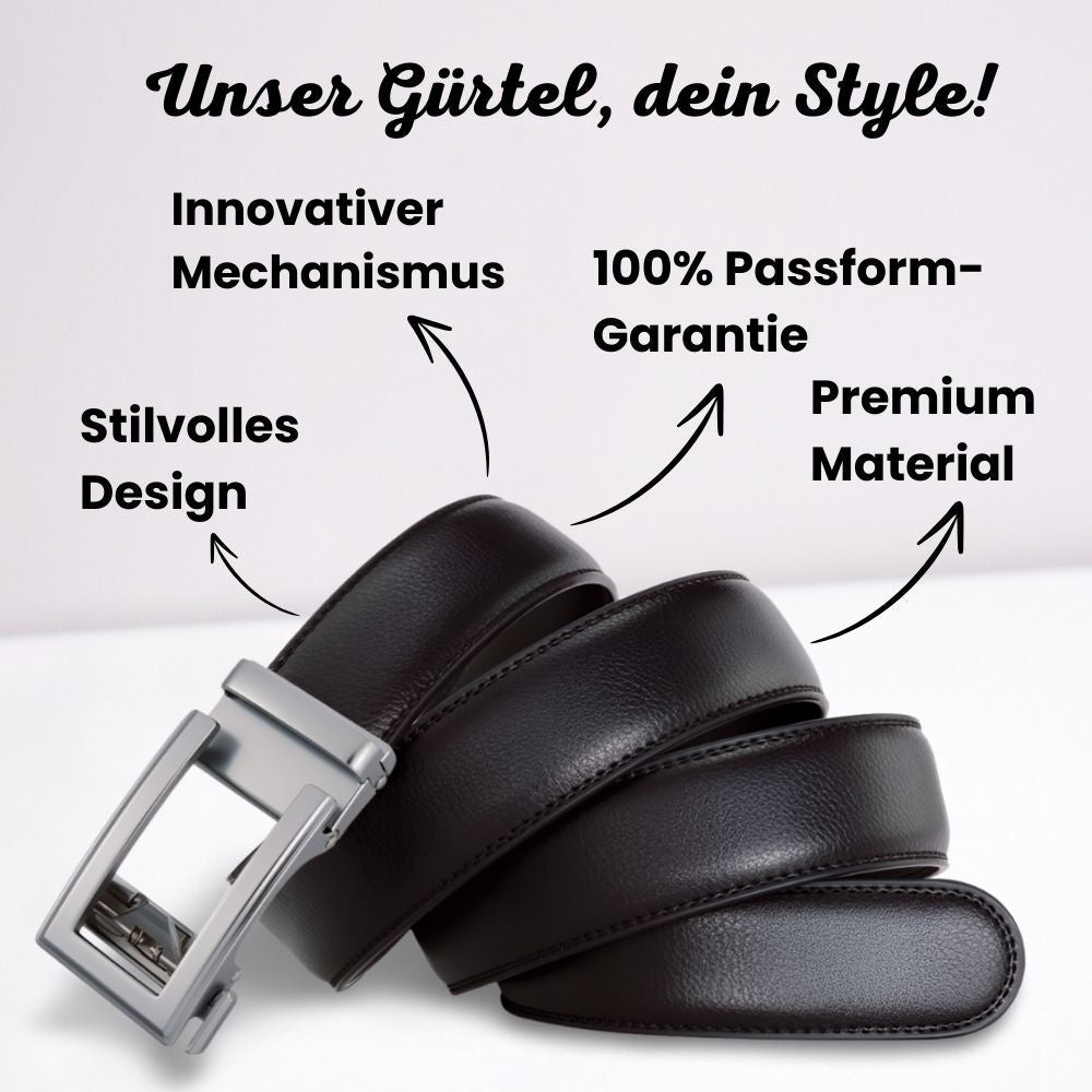 Ceinture Automatique en Cuir - Style Élégant et Ajustement Parfait