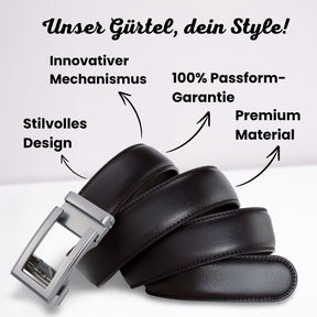 Ceinture Automatique en Cuir - Style Élégant et Ajustement Parfait