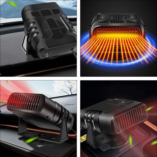Chauffage de Voiture Dégivreur 12V - Chauffage Rapide et Refroidissement Efficace