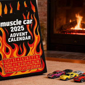 Calendrier de l'Avent Voitures Miniatures | 24 Surprises Festives pour Enfants
