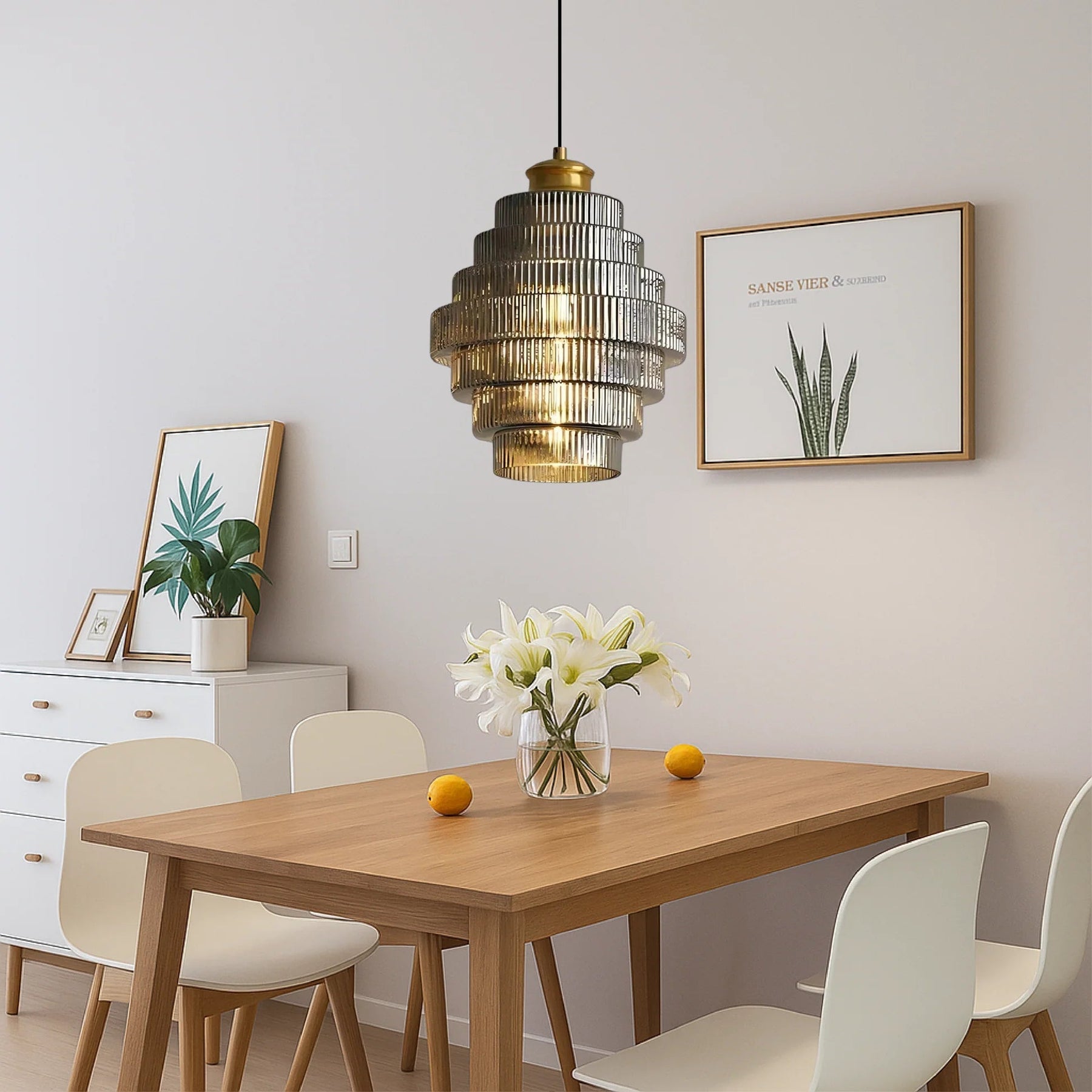 Lampe Suspendue en Verre - Élégance Contemporaine pour Intérieurs