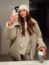 Veste en Fleece Détendue pour Femmes - Confortable et Élégante pour l'Hiver
