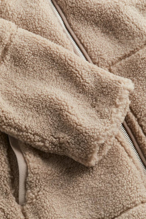 Veste en Fleece Détendue pour Femmes - Confortable et Élégante pour l'Hiver