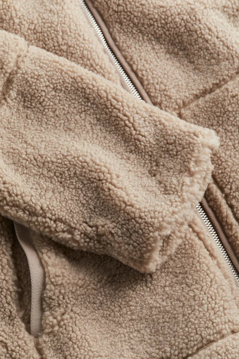 Veste en Fleece Détendue pour Femmes - Confortable et Élégante pour l'Hiver