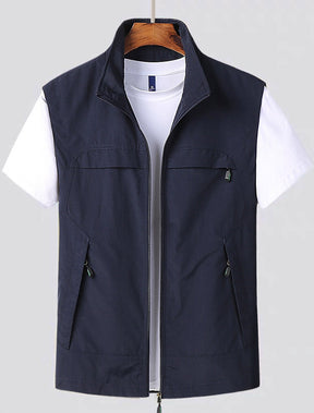 Gilet d'extérieur pour hommes - Séchage rapide et léger pour aventures
