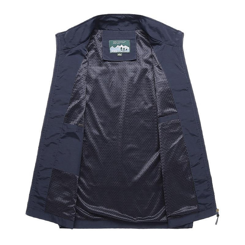 Gilet d'extérieur pour hommes - Séchage rapide et léger pour aventures