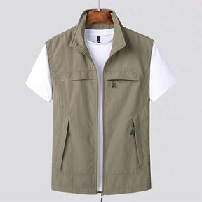 Gilet d'extérieur pour hommes - Séchage rapide et léger pour aventures