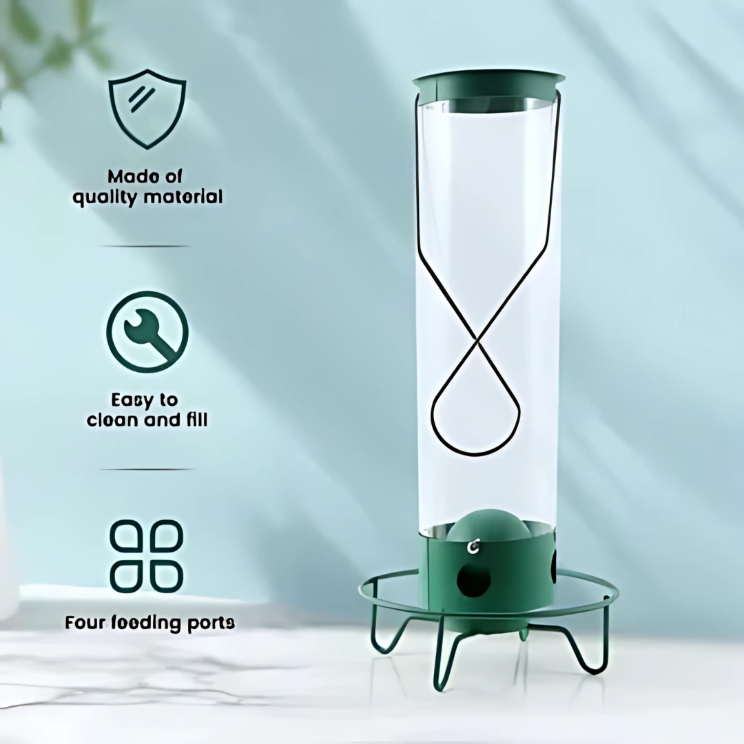 Maison pour Oiseaux Résistante aux Écureuils - Protection Sûre et Durable pour Nourriture