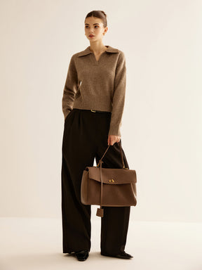 Sac à Main Femme Noir Spacieux - Polyuréthane Durable et Élégant