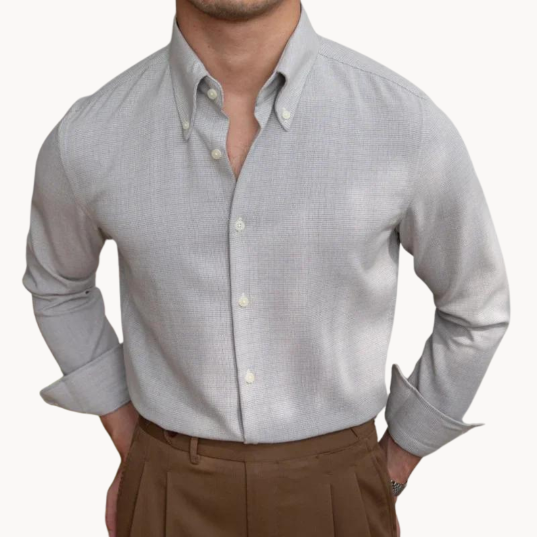 Chemise en Toile Vintage - Confort Durable et Tissage Doux