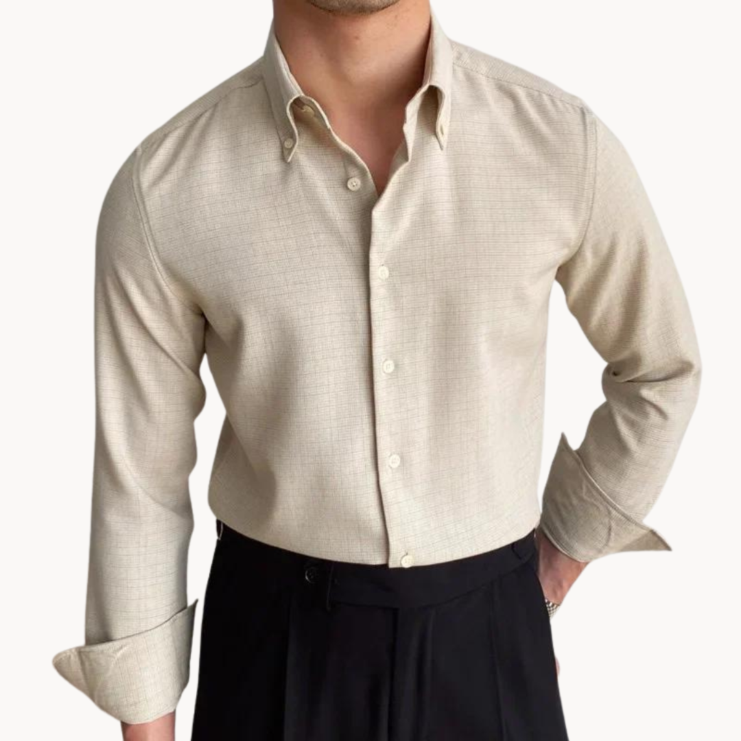Chemise en Toile Vintage - Confort Durable et Tissage Doux