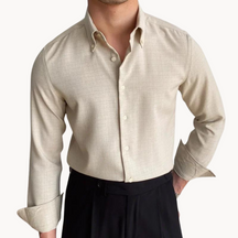 Chemise en Toile Vintage - Confort Durable et Tissage Doux