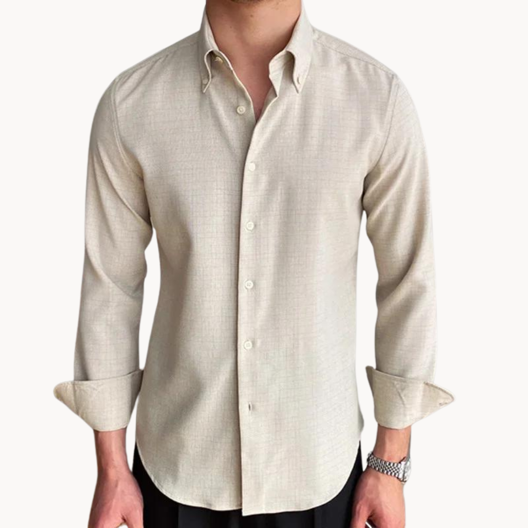 Chemise en Toile Vintage - Confort Durable et Tissage Doux