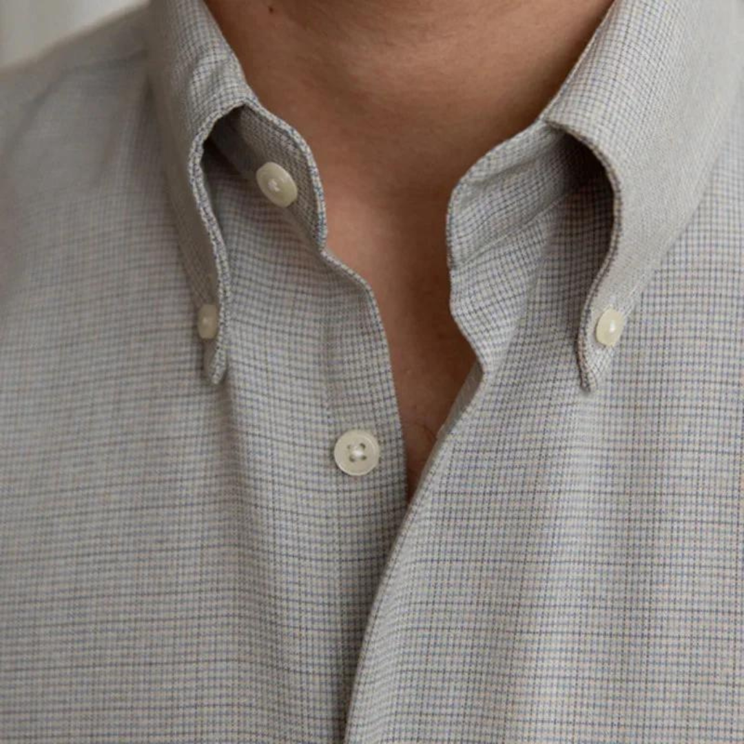 Chemise en Toile Vintage - Confort Durable et Tissage Doux