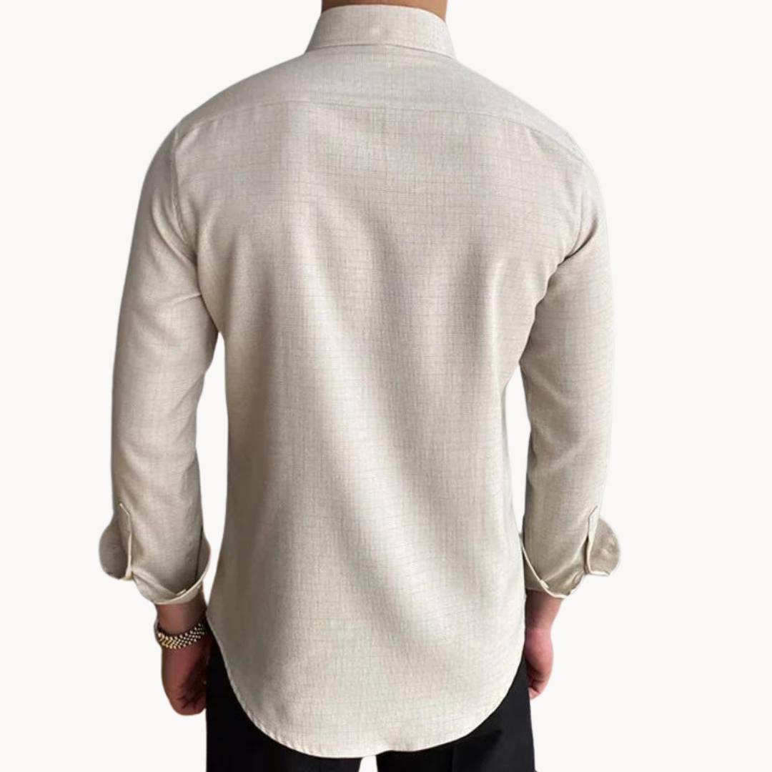 Chemise en Toile Vintage - Confort Durable et Tissage Doux