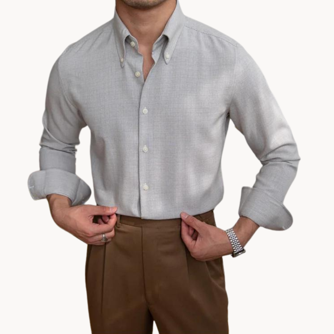 Chemise en Toile Vintage - Confort Durable et Tissage Doux