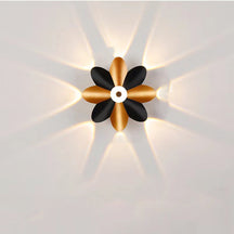 Lampe Murale LED Étanche pour Jardin - Design Élégant en Forme de Fleurs