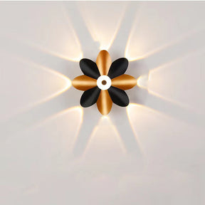 Lampe Murale LED Étanche pour Jardin - Design Élégant en Forme de Fleurs
