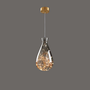 Lampe Suspendue Grise Design Élégant - Éclairage Ambiance et Matériaux Luxueux