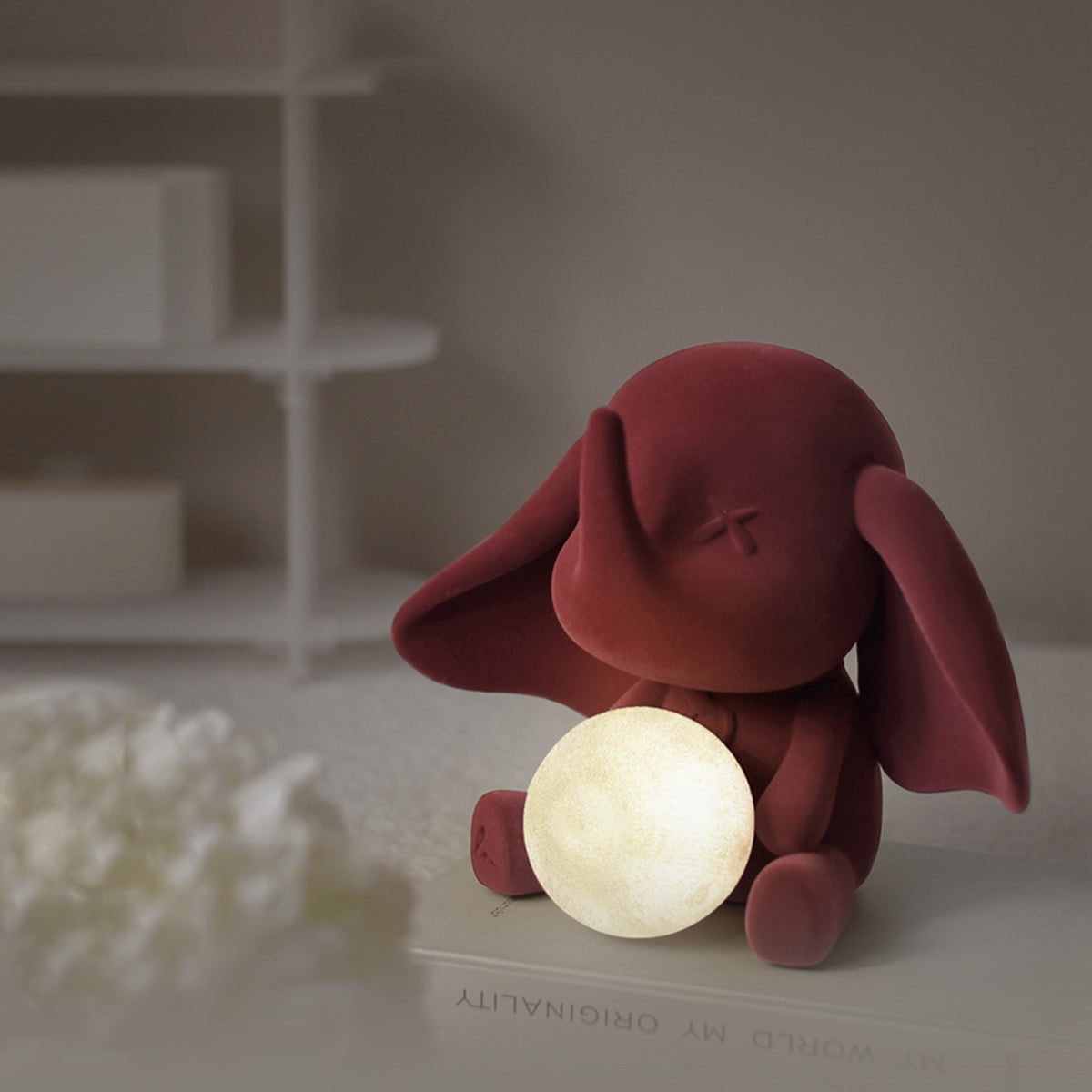 Lampe Éléphant en Résine - Lumière Douce et Chaleureuse pour Intérieur