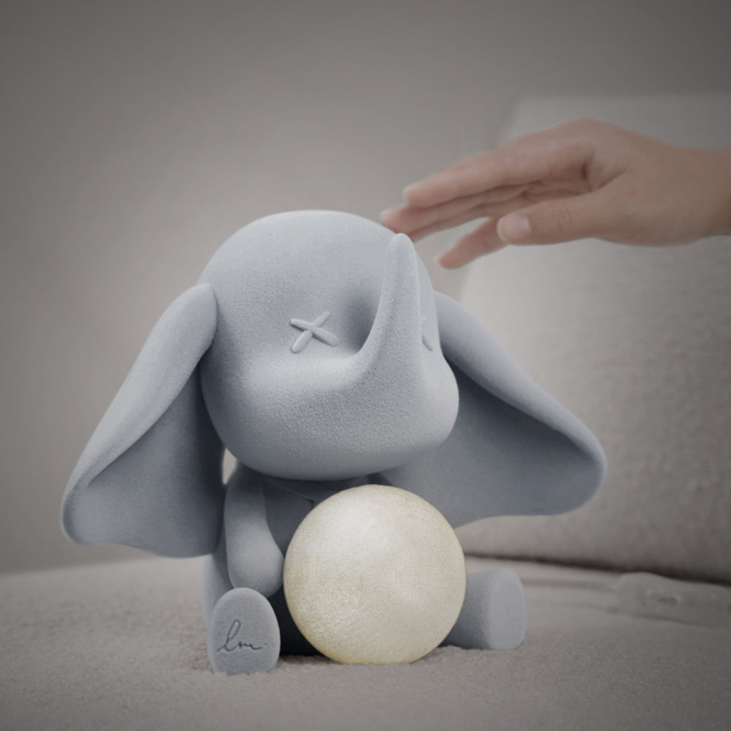 Lampe Éléphant en Résine - Lumière Douce et Chaleureuse pour Intérieur