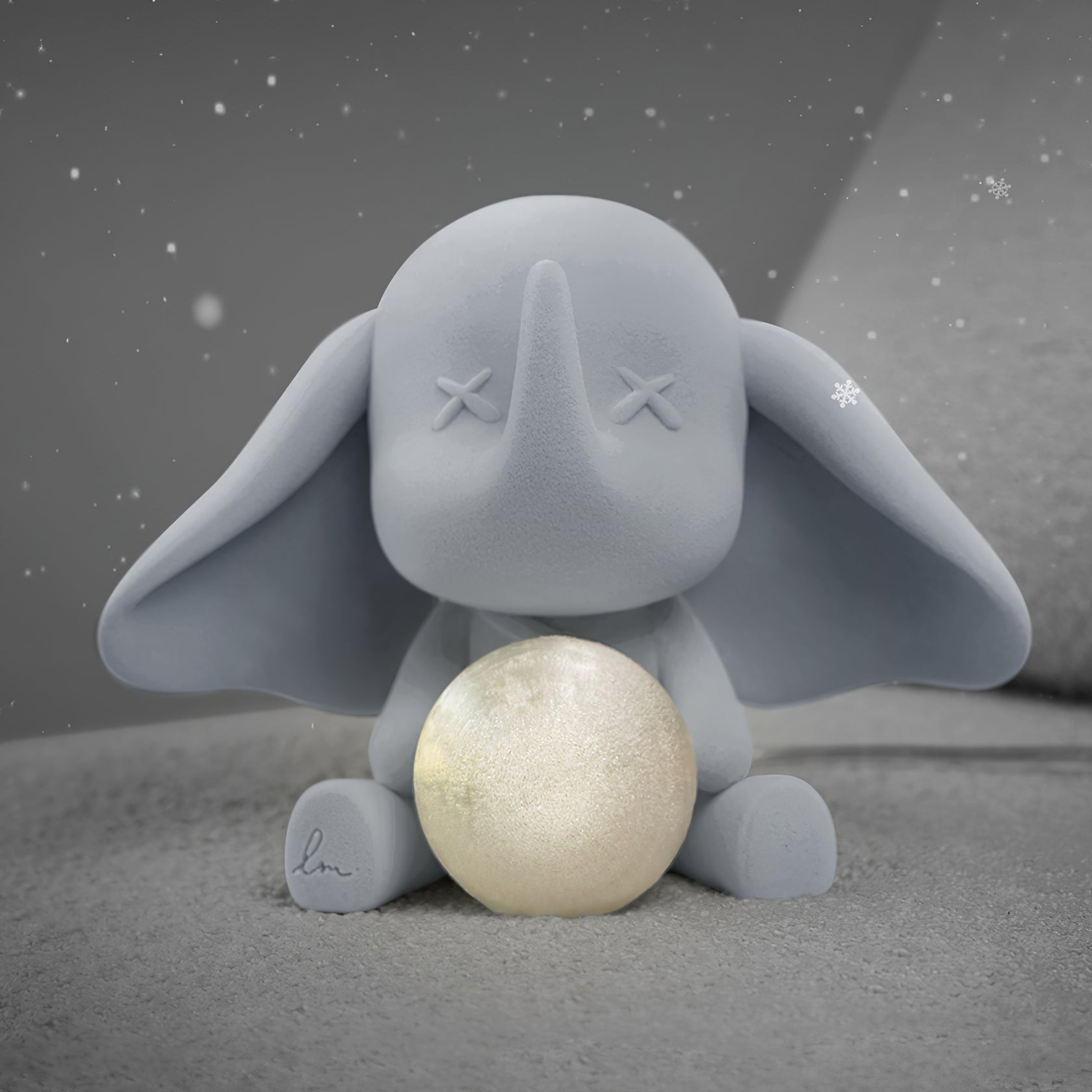 Lampe Éléphant en Résine - Lumière Douce et Chaleureuse pour Intérieur