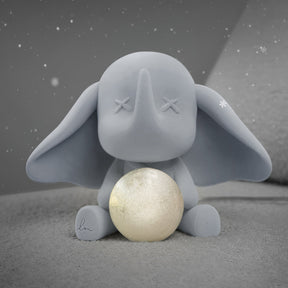 Lampe Éléphant en Résine - Lumière Douce et Chaleureuse pour Intérieur