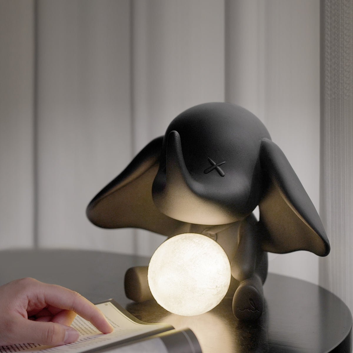 Lampe Éléphant en Résine - Lumière Douce et Chaleureuse pour Intérieur