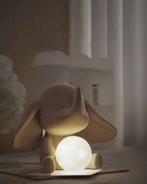 Lampe Éléphant en Résine - Lumière Douce et Chaleureuse pour Intérieur