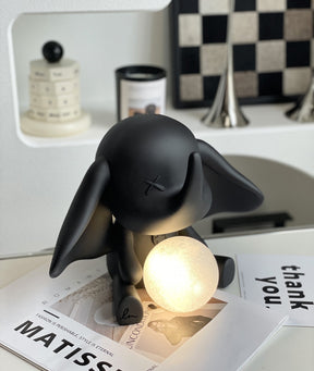 Lampe Éléphant en Résine - Lumière Douce et Chaleureuse pour Intérieur