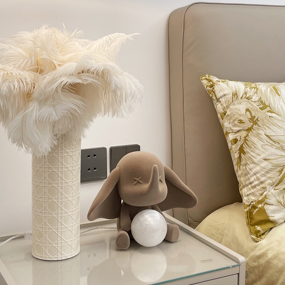Lampe Éléphant en Résine - Lumière Douce et Chaleureuse pour Intérieur