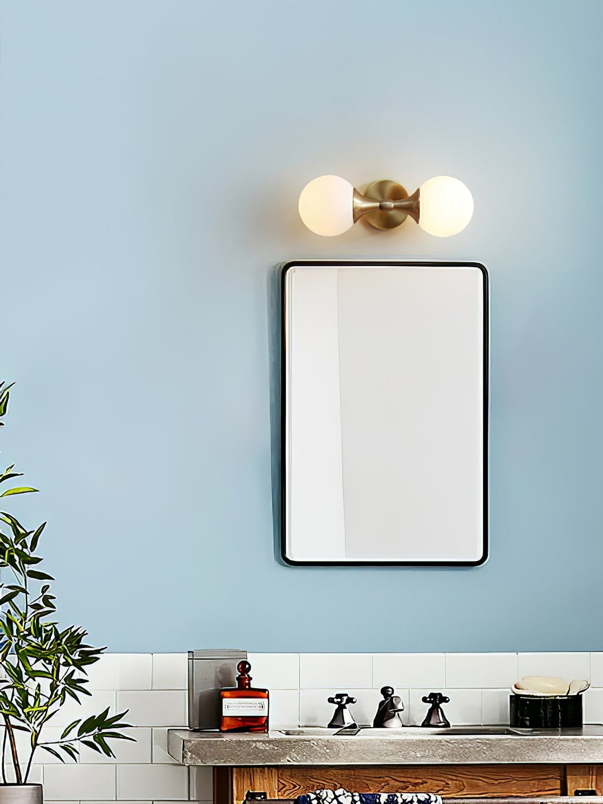 Applique Murale Élégante avec Ampoules Rétro - Style Moderne et Économie d'Énergie