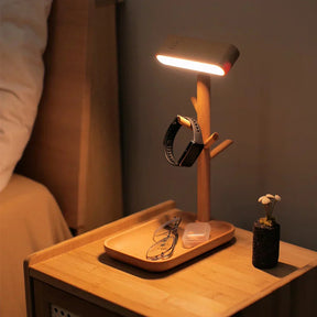 Lampe de Table Dimmable - Espace de Rangement Pratique et Élégant