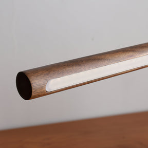 Lampe de Table en Bois de Noyer - Éclairage Élégant et Rechargeable