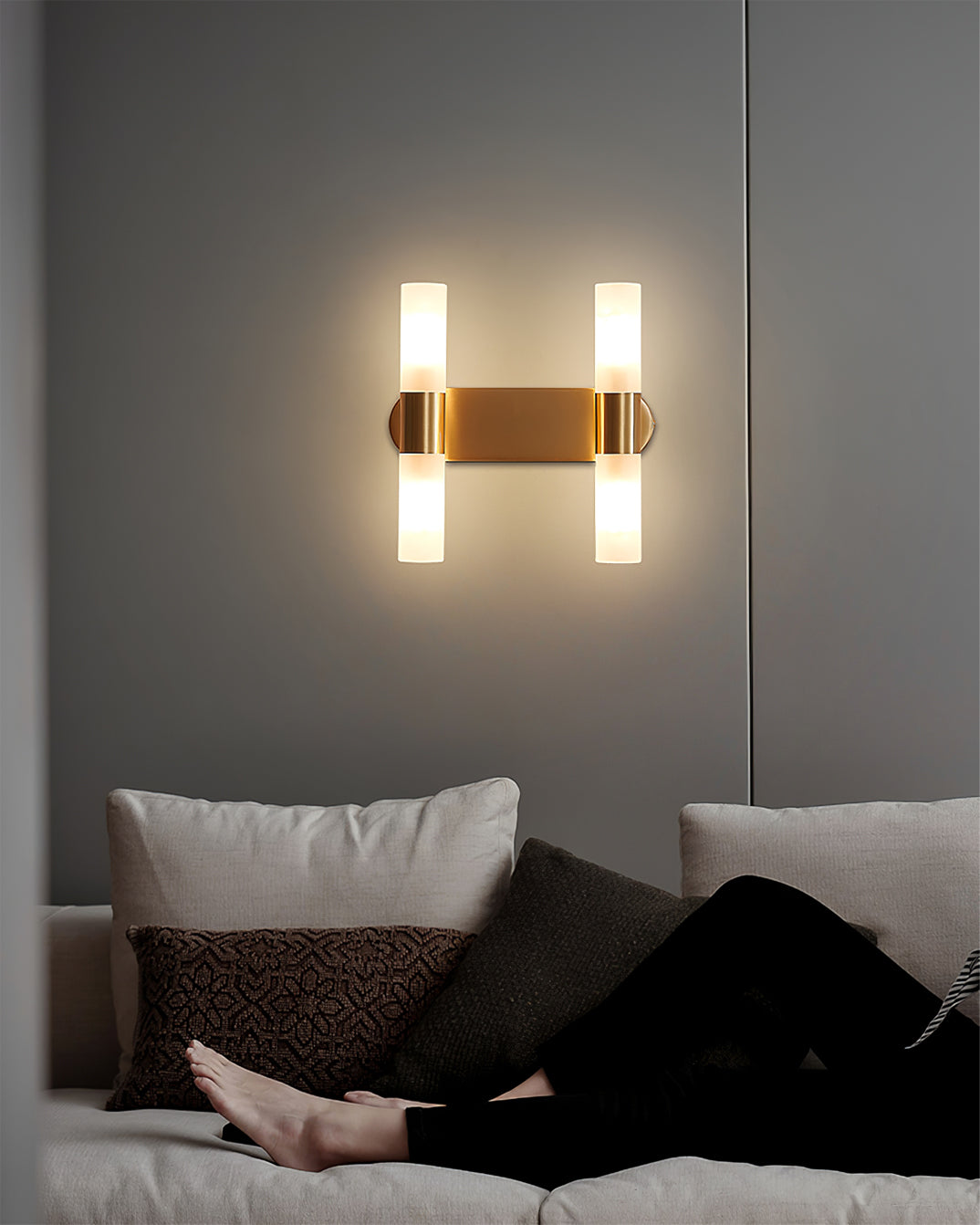 Applique Murale Cylindrique Chic - Éclairage LED Durable et Élégant