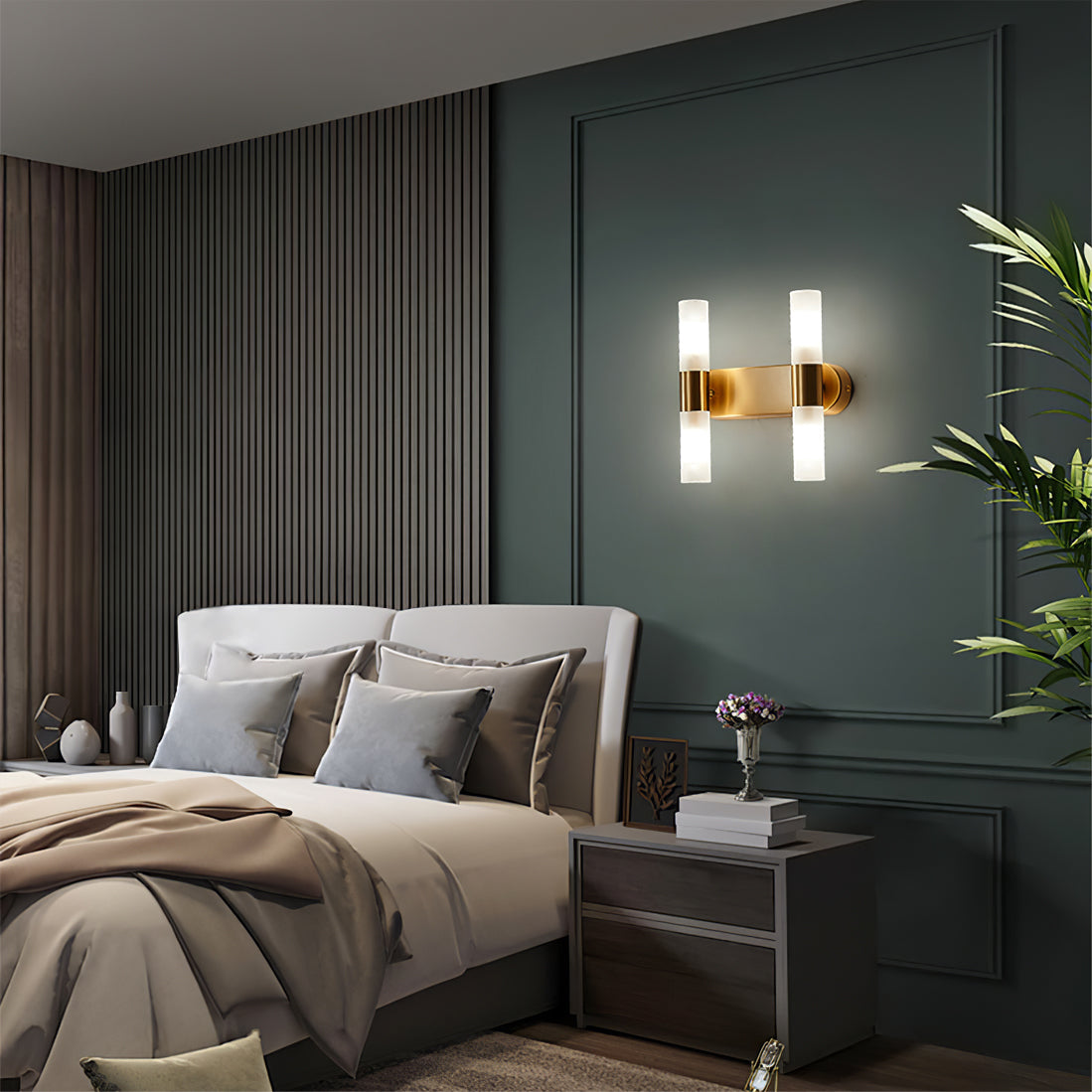 Applique Murale Cylindrique Chic - Éclairage LED Durable et Élégant