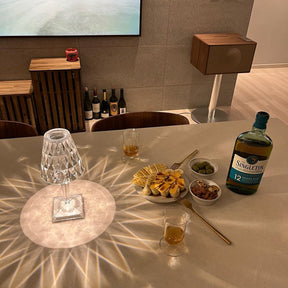 Lampe LED Glamour Rechargeable - Éclairage Ambiance et Tactile