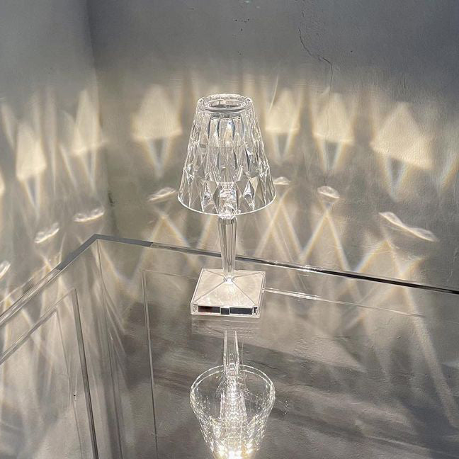Lampe LED Glamour Rechargeable - Éclairage Ambiance et Tactile