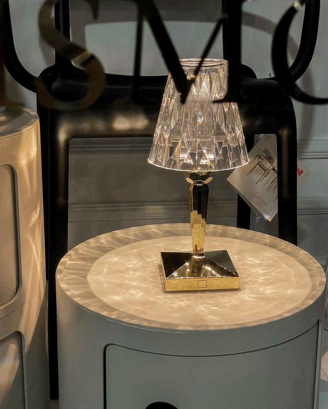 Lampe LED Glamour Rechargeable - Éclairage Ambiance et Tactile